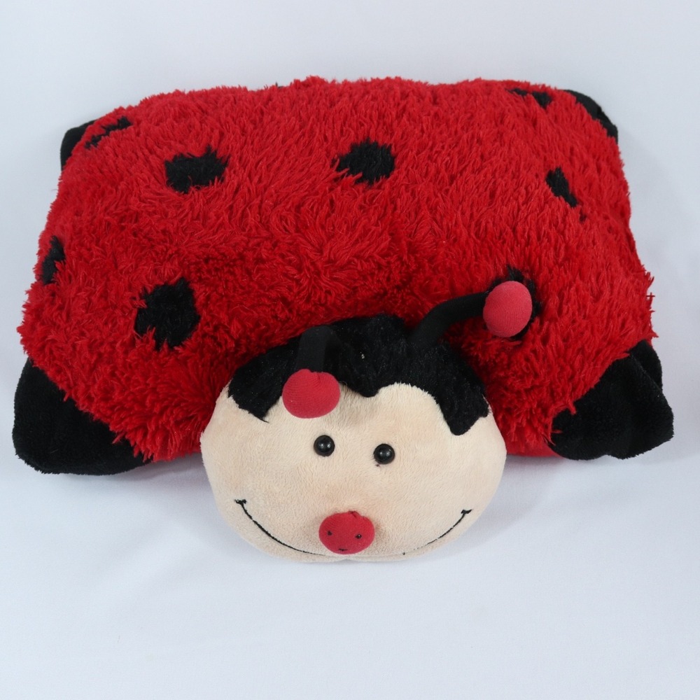 Pillow Pets Ms. Ladybug Stuffed Animal Plush‎ 18" Retired 2010